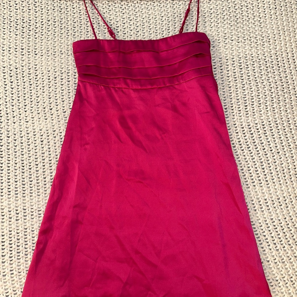 NEW WITH TAGS | Elegant Pink Spaghetti Strap Dress